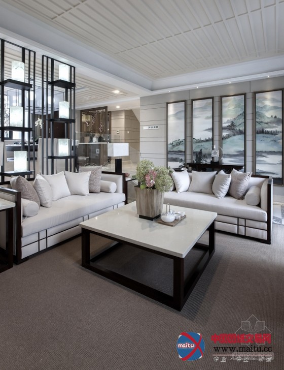 现代与东南亚的禅意融合的样板房设计