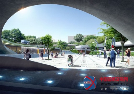 Wooridongin景观建筑所的韩国首尔莫谷中心广场