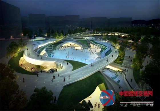 Wooridongin景观建筑所的韩国首尔莫谷中心广场