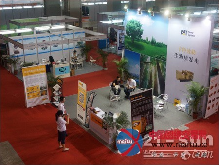 卡特彼勒燃气发电机组亮相广州生物质能源展