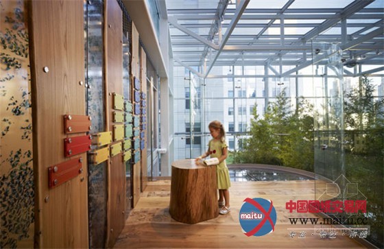 康复花园的典范:芝加哥儿童医院皇冠天空花园