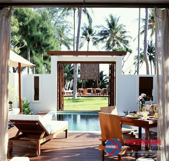 泰国苏梅岛莎拉度假村酒店 热带海滩乐趣的绝妙景色