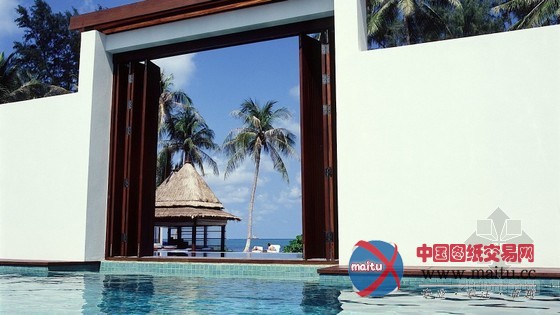 泰国苏梅岛莎拉度假村酒店 热带海滩乐趣的绝妙景色