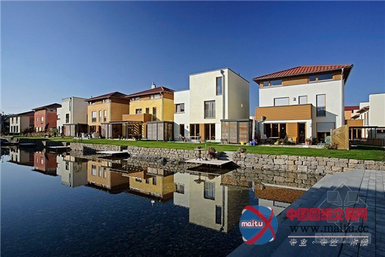 Atelier Dreiseitl设计的德国温南登Arkadie 小镇