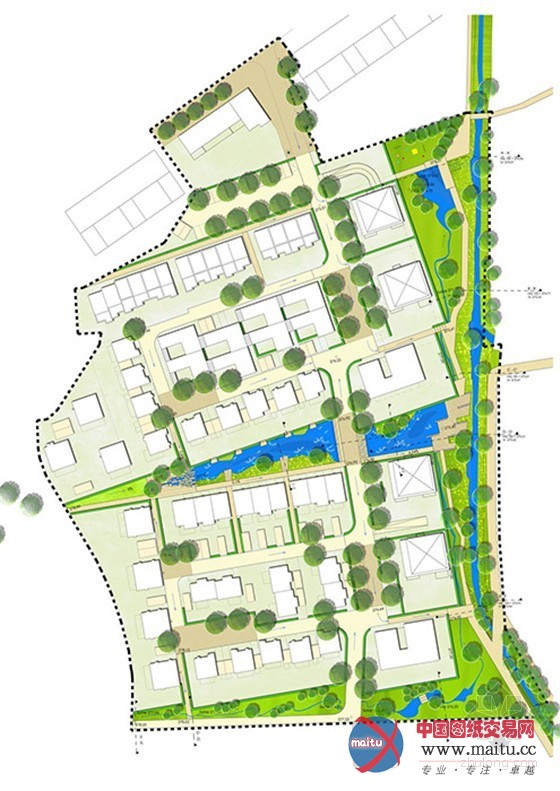 Atelier Dreiseitl设计的德国温南登Arkadie 小镇