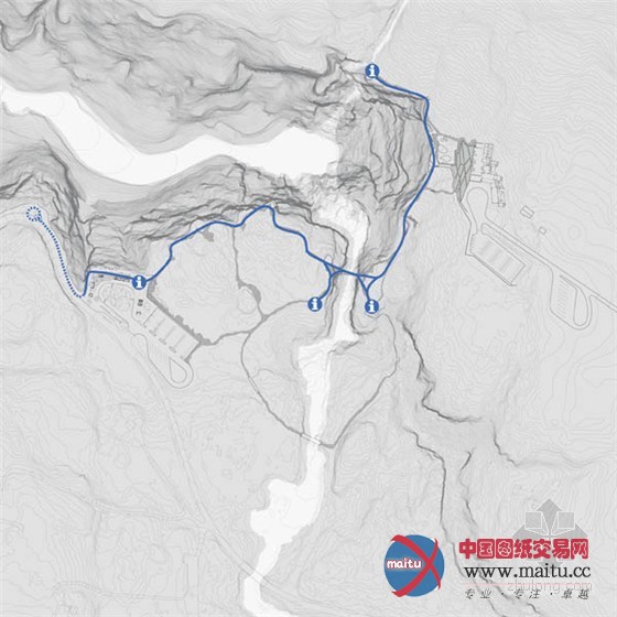 挪威Vøringsfossen高山与悬崖边的瀑布水景