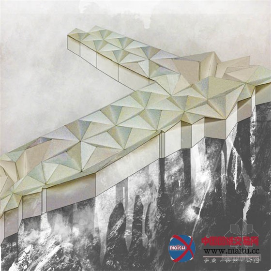 挪威Vøringsfossen高山与悬崖边的瀑布水景