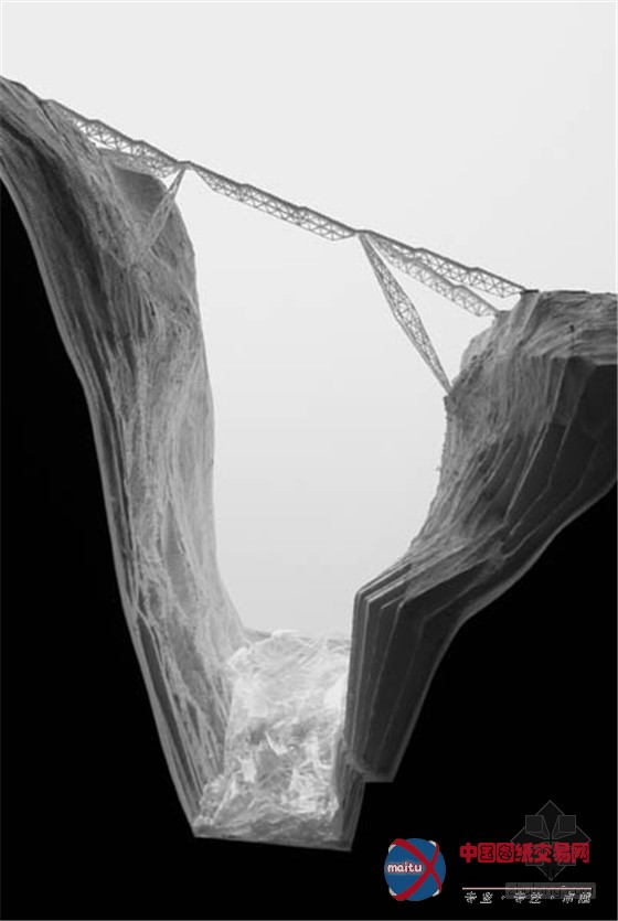 挪威Vøringsfossen高山与悬崖边的瀑布水景