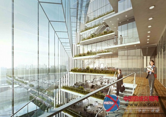 spatial practice设计的哈尔滨双子塔