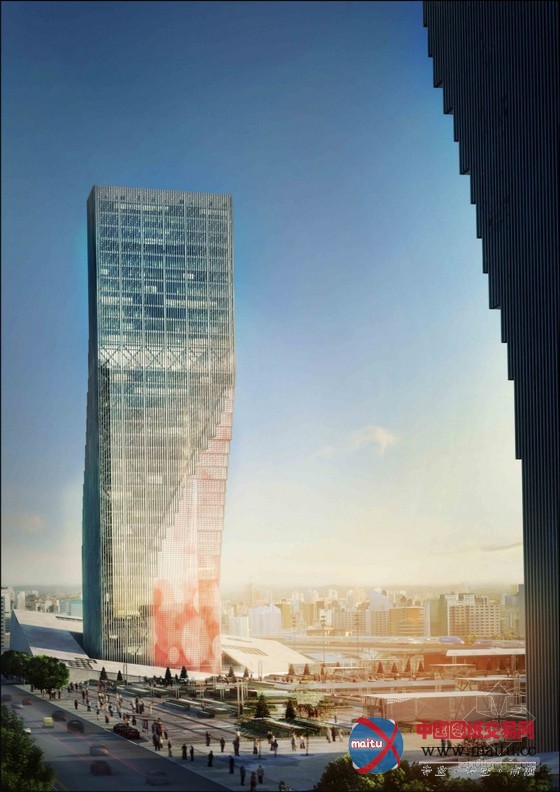 spatial practice设计的哈尔滨双子塔
