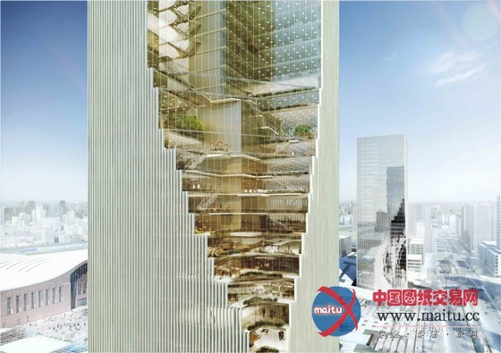 spatial practice设计的哈尔滨双子塔