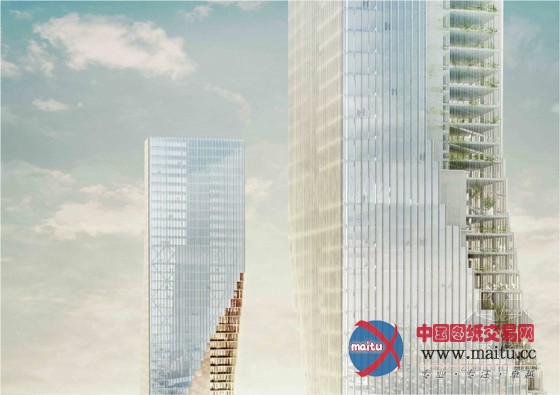 spatial practice设计的哈尔滨双子塔