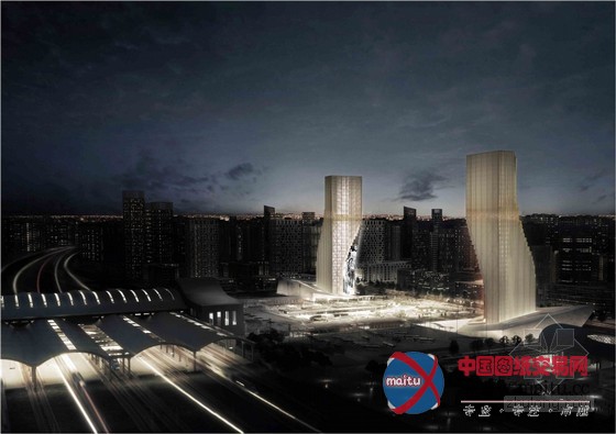 spatial practice设计的哈尔滨双子塔