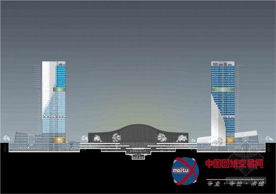 spatial practice设计的哈尔滨双子塔