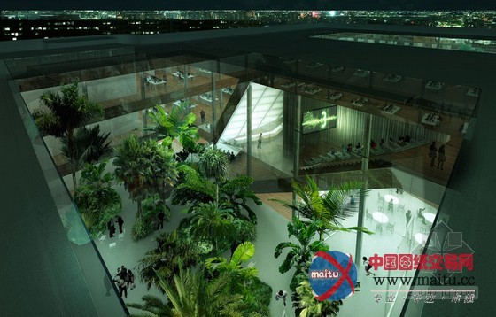 REX设计的美国概念性公司总部办公楼