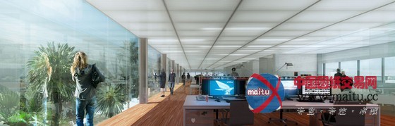 REX设计的美国概念性公司总部办公楼