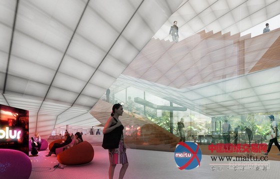 REX设计的美国概念性公司总部办公楼