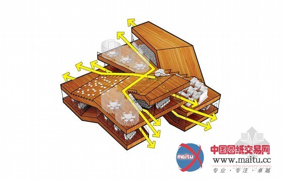 REX设计的美国概念性公司总部办公楼