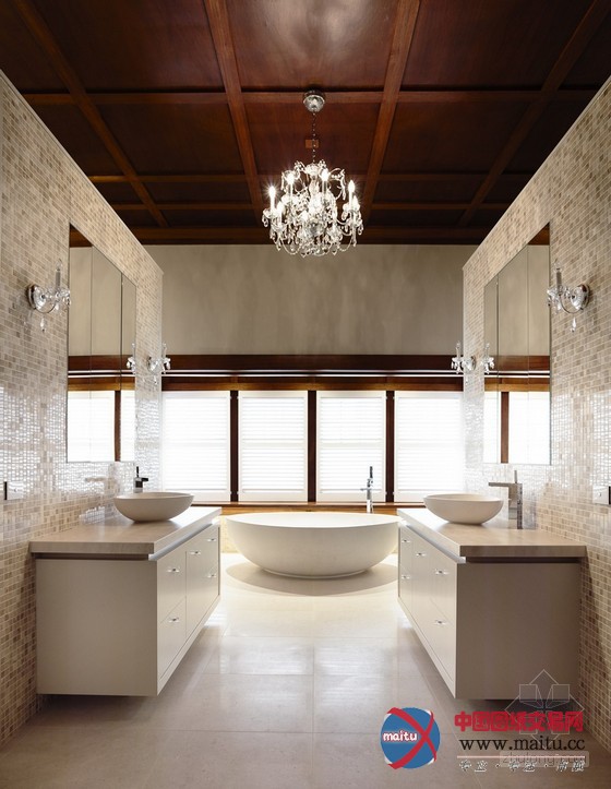 墨尔本明亮开阔别墅室内设计