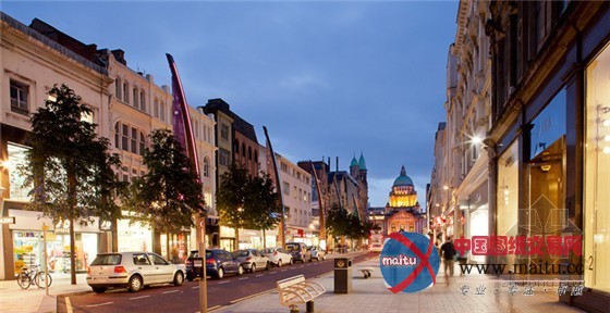 AECOM设计的北爱贝尔法斯特主街区