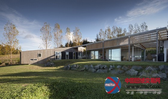 新西兰的海湾别墅设计 宁静的乡村气息