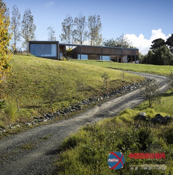 新西兰的海湾别墅设计 宁静的乡村气息