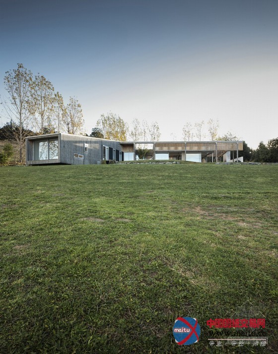 新西兰的海湾别墅设计 宁静的乡村气息