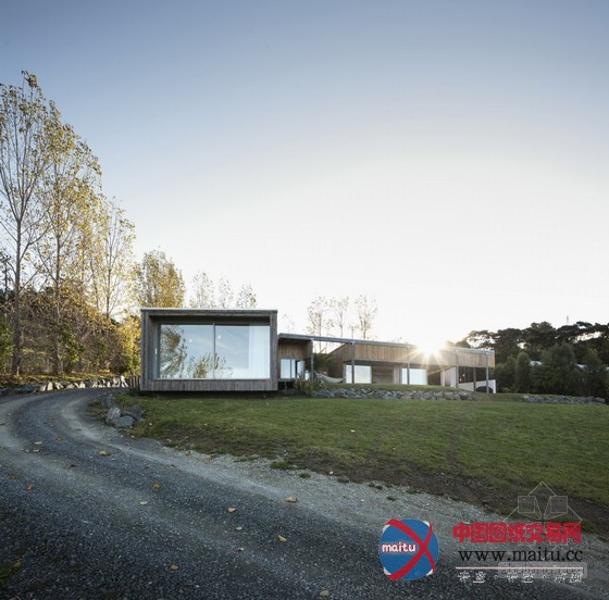 新西兰的海湾别墅设计 宁静的乡村气息