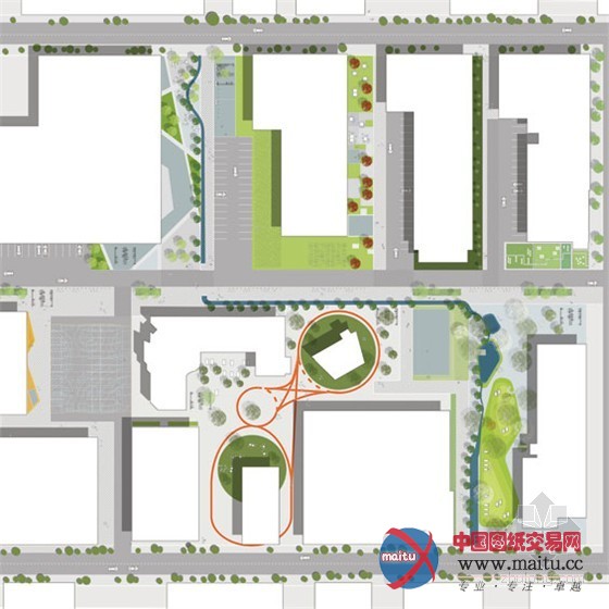 ACT设计的丹麦Glostrup的Ejby Campus商业区