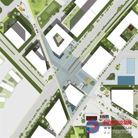 ACT设计的丹麦Glostrup的Ejby Campus商业区