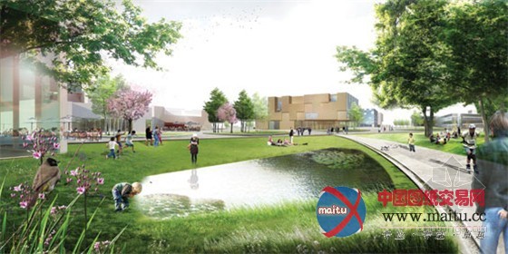 ACT设计的丹麦Glostrup的Ejby Campus商业区