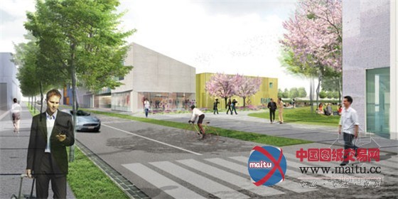 ACT设计的丹麦Glostrup的Ejby Campus商业区