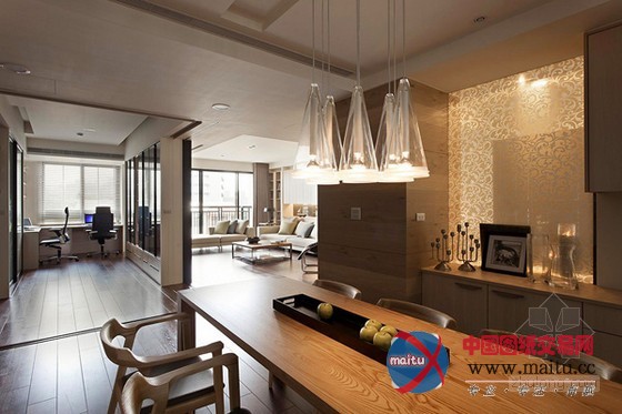 自然中性风公寓设计 简单却十分的惬意