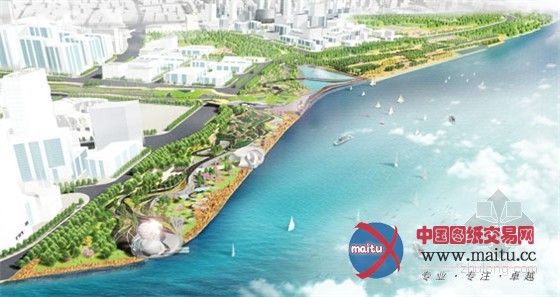 SWA设计的上海浦东海滨公园竞标获奖方案
