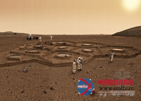 ZA设计的德国火星移民洞穴