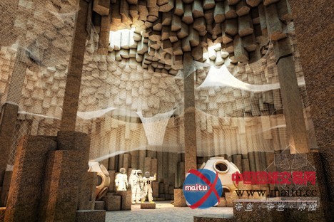 ZA设计的德国火星移民洞穴