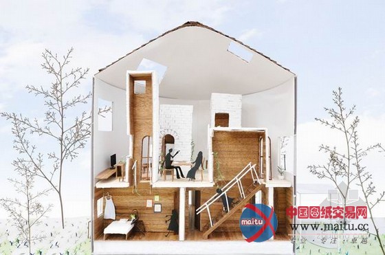 日本爱知县粮仓住宅 设计感十足