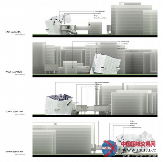TheeAe LTD设计的香港立方体生物信息学院