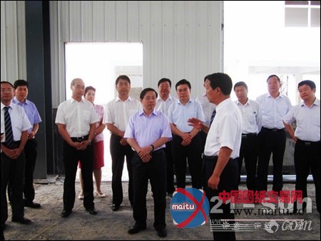 济宁市市长梅永红等视察山推喀什产业园