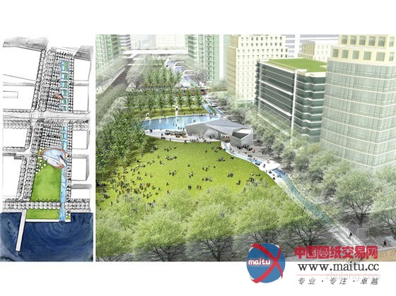 加拿大多伦多Sherbourne Common社区公园