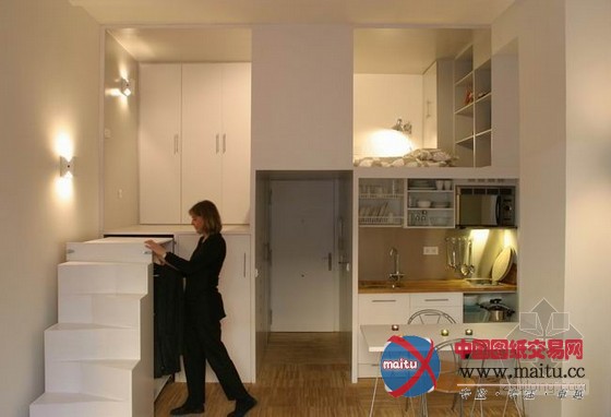 马德里28平米超小户型 家居空间利用十分巧妙