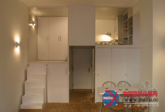 马德里28平米超小户型 家居空间利用十分巧妙