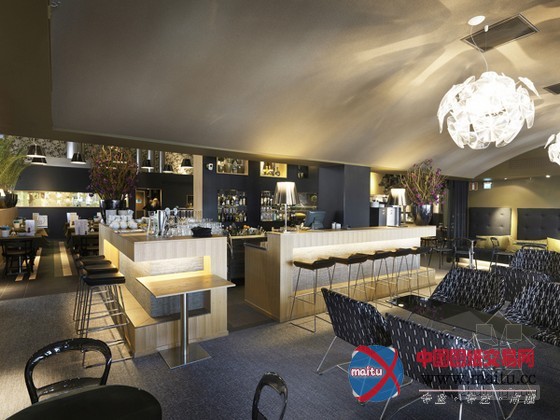 芬兰Fazer F8餐厅装修设计 绿植搭配小清新