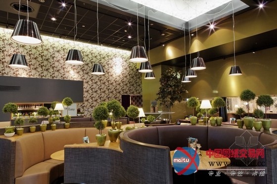 芬兰Fazer F8餐厅装修设计 绿植搭配小清新