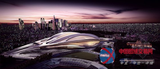 扎哈设计的2020年东京奥运会体育馆最新效果图曝光