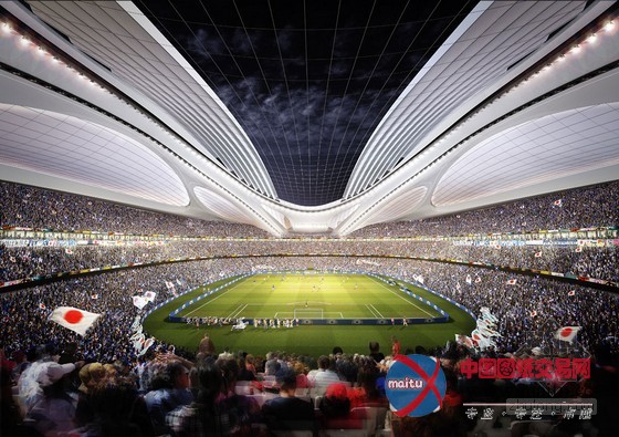 扎哈设计的2020年东京奥运会体育馆最新效果图曝光