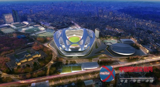 扎哈设计的2020年东京奥运会体育馆最新效果图曝光