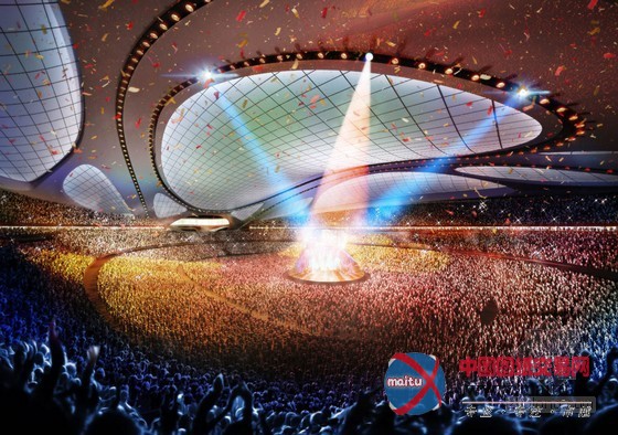 扎哈设计的2020年东京奥运会体育馆最新效果图曝光