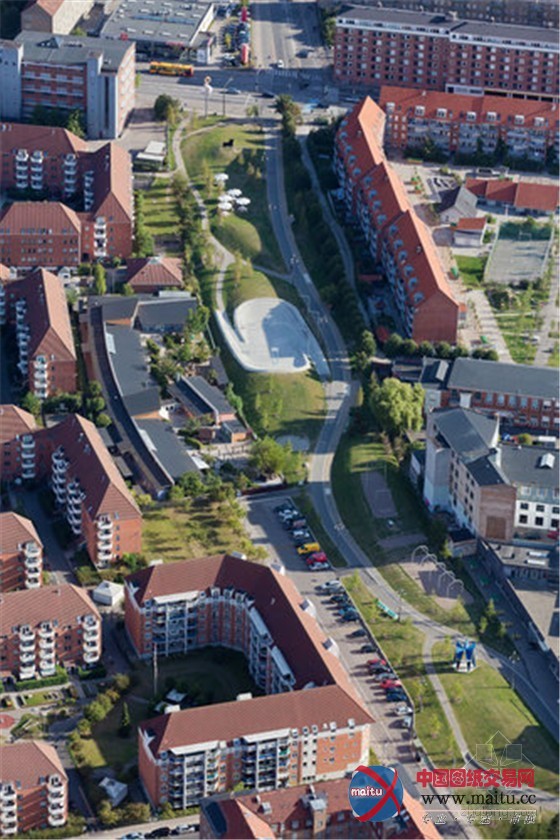 丹麦哥本哈根彩色艺术城市公园