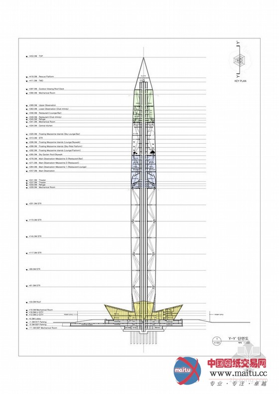 GDS设计的韩国首尔摩天大楼